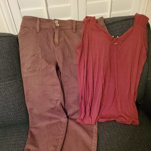 Swing Top with metal accent